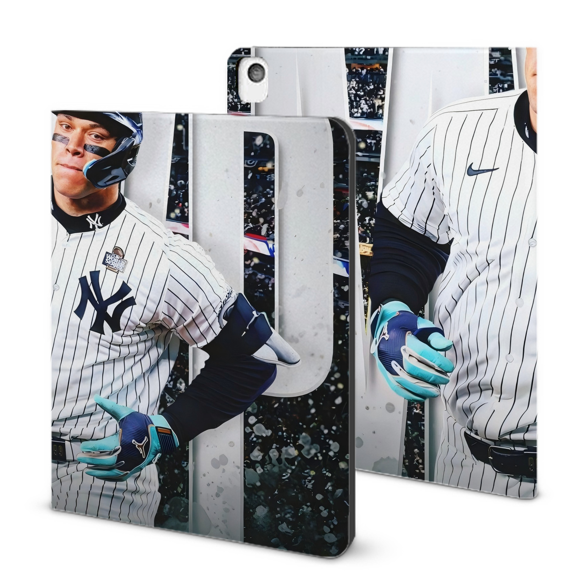 Aaron Judge MVP IPad Book-Style Case With Pencil Slot – Slim PU & TPU Cover – Full Protection, Precise Fit, Water & Scratch Resistant